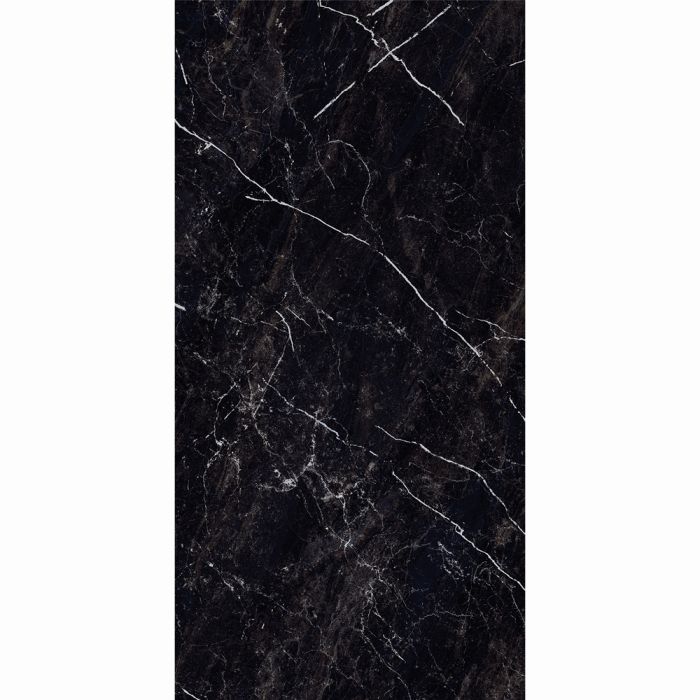 Wall/Floor porcelain Tiles 60x120x1.0cm - Black Marble