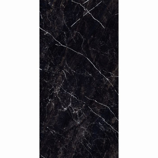 Wall/Floor porcelain Tiles 60x120x1.0cm - Black Marble