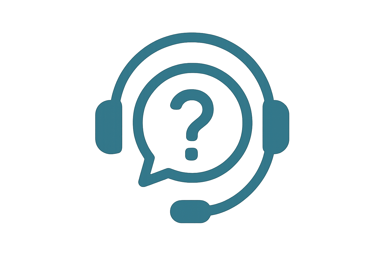 Customer Help ICON logo size without background